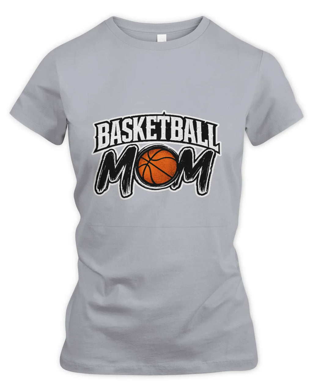 Women’s Slim Fir Basketball Mom T-Shirt
