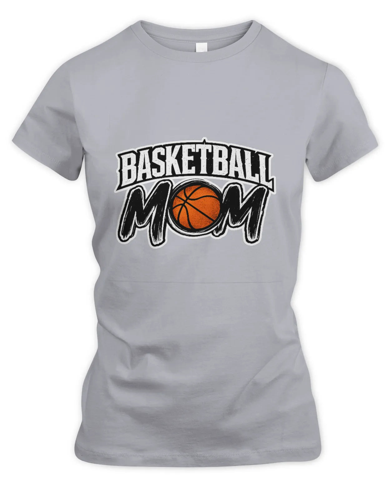 Women’s Slim Fir Basketball Mom T-Shirt
