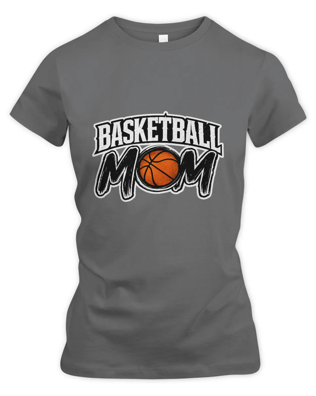 Women’s Slim Fir Basketball Mom T-Shirt