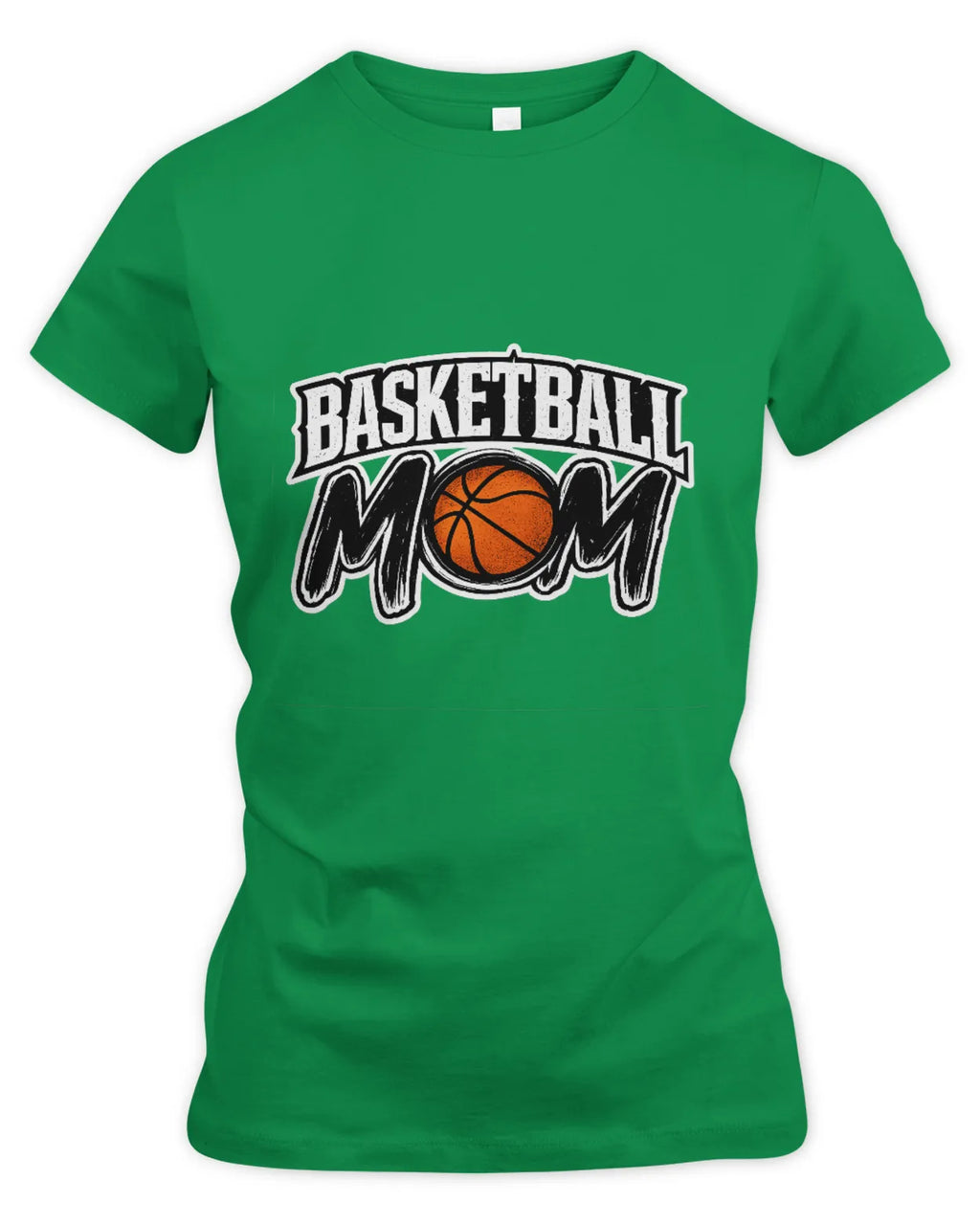 Women’s Slim Fir Basketball Mom T-Shirt