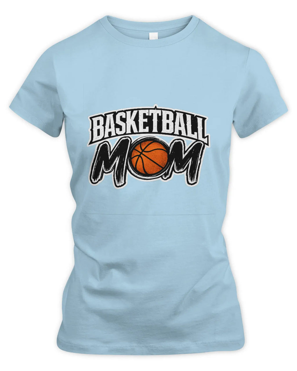 Women’s Slim Fir Basketball Mom T-Shirt