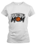 Women’s Slim Fir Basketball Mom T-Shirt