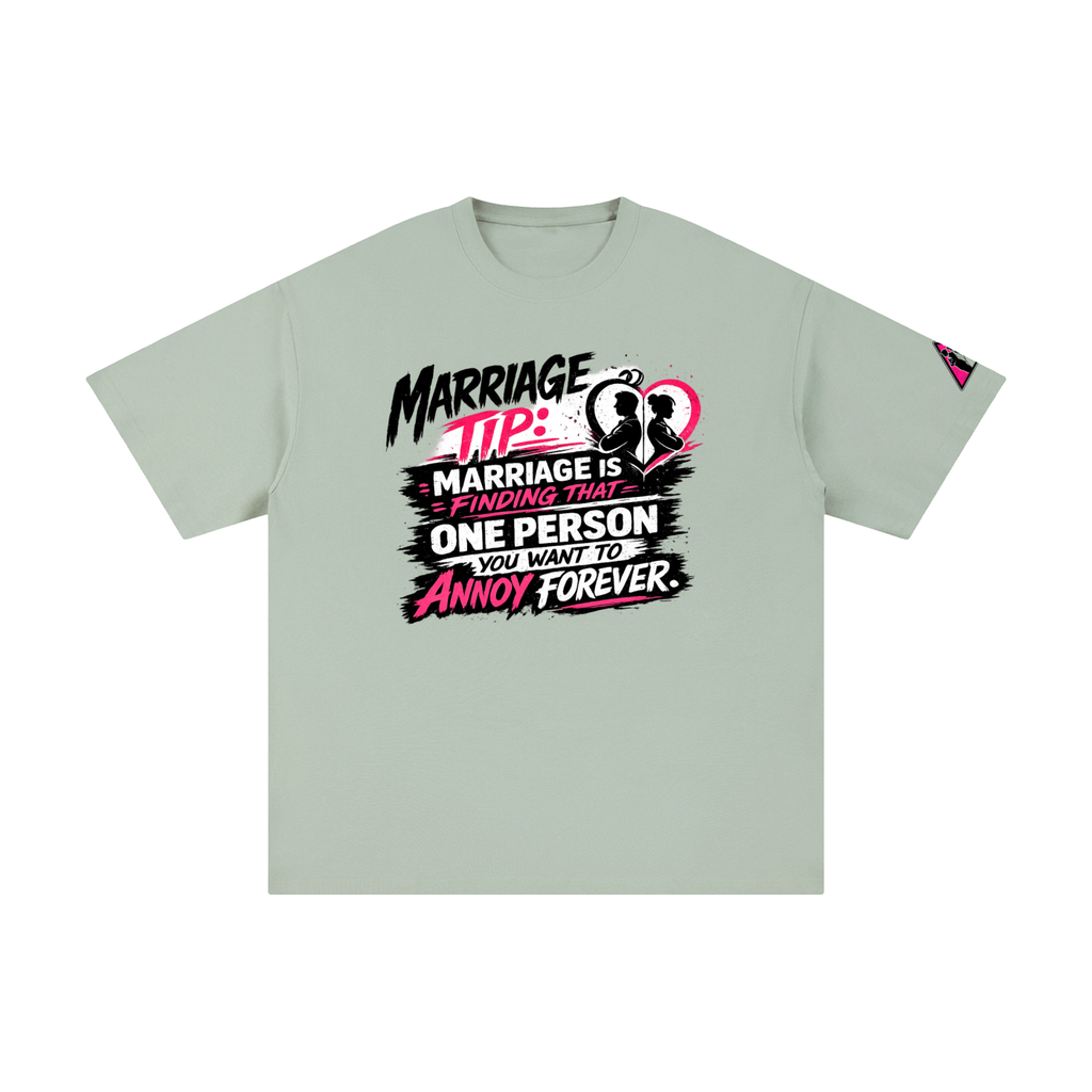 Unisex Pure Cotton T-Shirt - marriage tip - forever