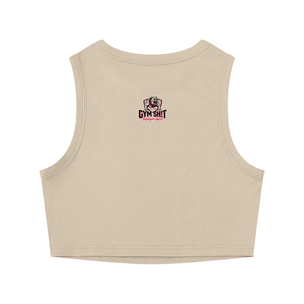 Women's Tight Crewneck Crop Tank Top - Dedication