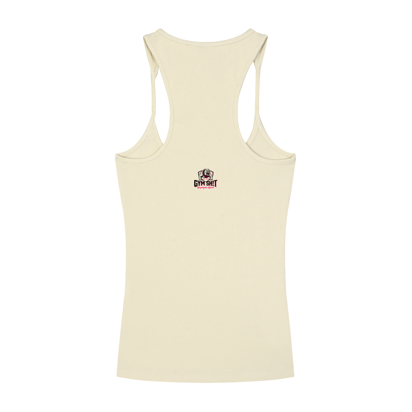 Slim Fit Ribbed Racerback Tank Top - arms fell off