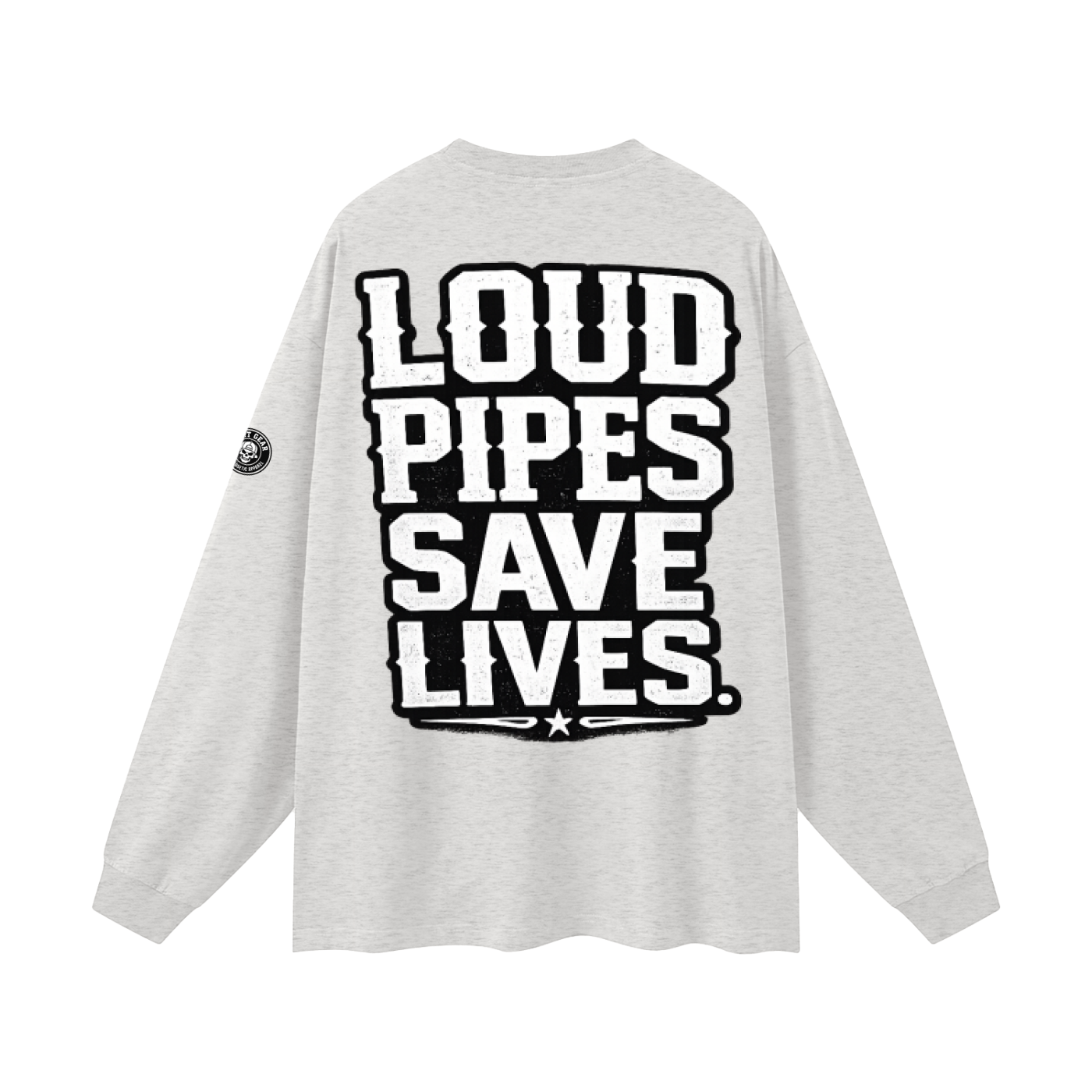 Oversized Unisex Long Sleeve T-Shirt - loud pipes