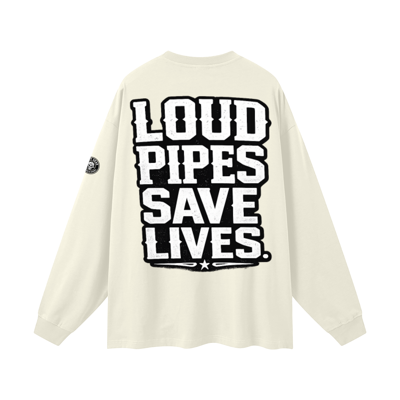 Oversized Unisex Long Sleeve T-Shirt - loud pipes