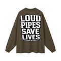 Oversized Unisex Long Sleeve T-Shirt - loud pipes