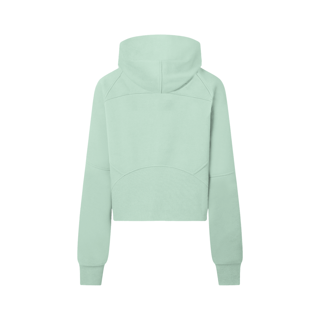 Cropped Half-Zip Hoodie - Strong