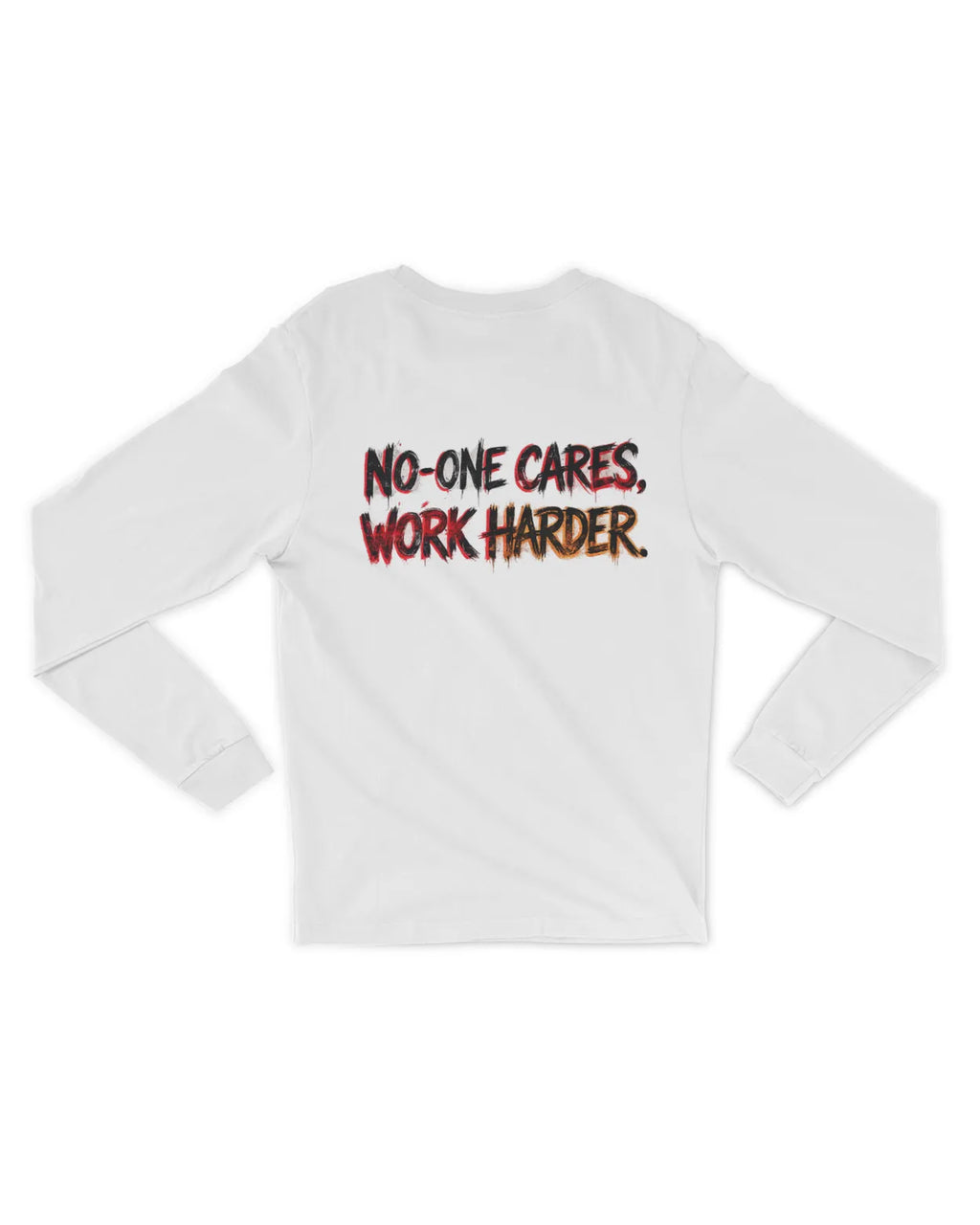 Mens Work Harder long sleeve T