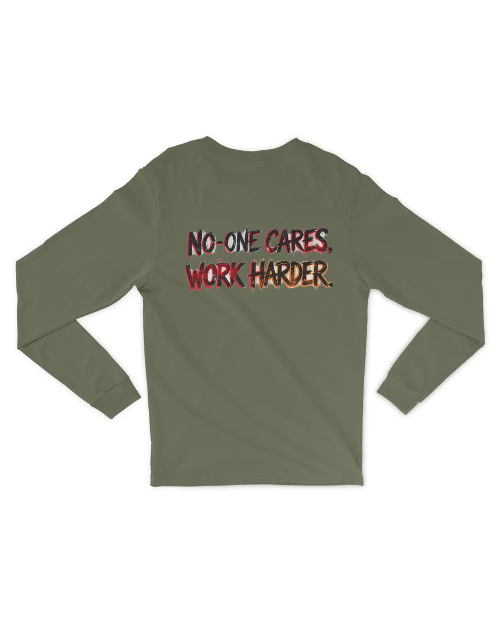 Mens Work Harder long sleeve T