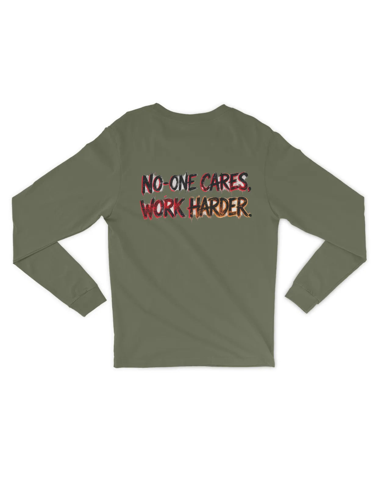 Mens Work Harder long sleeve T