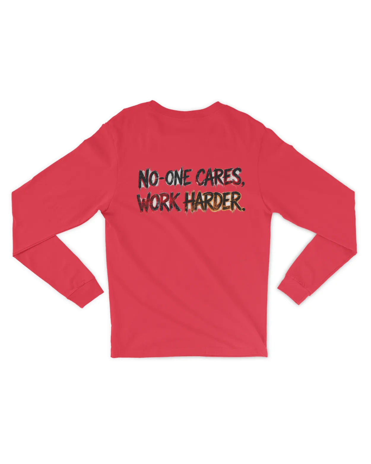 Mens Work Harder long sleeve T