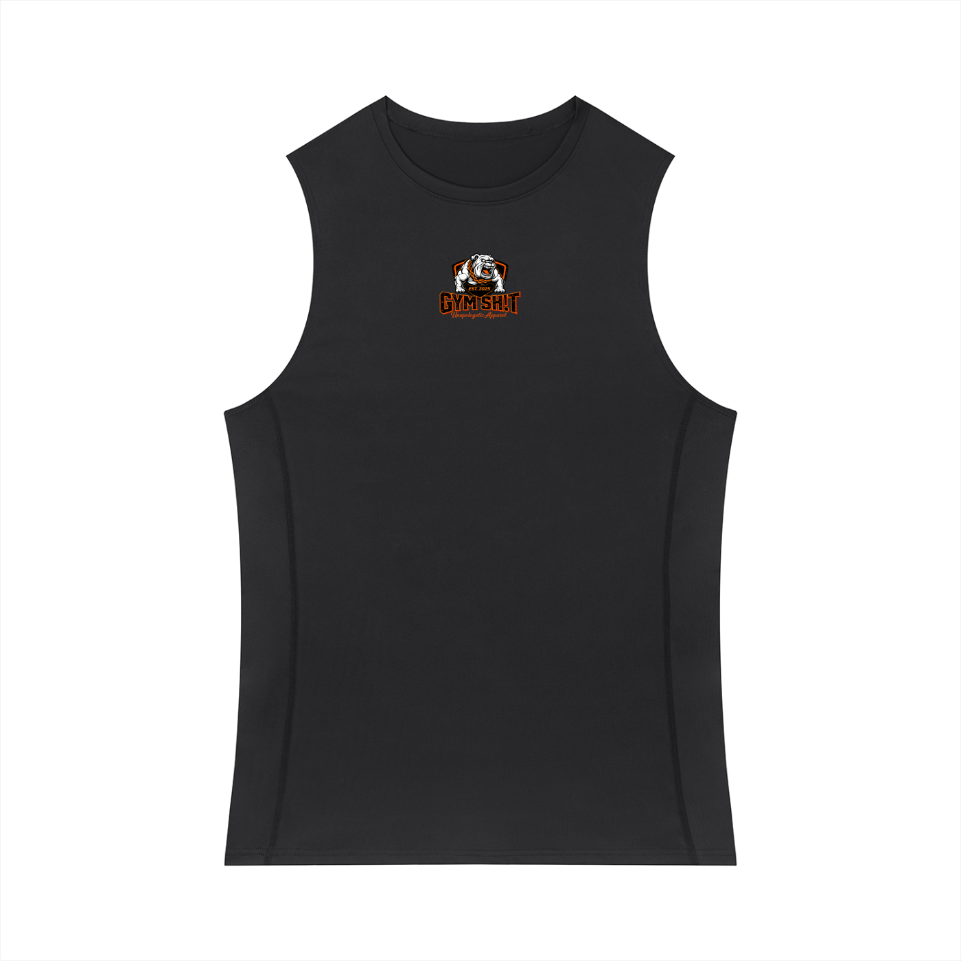 Men's Slim-Fit Topstitch Tank Top-live strong