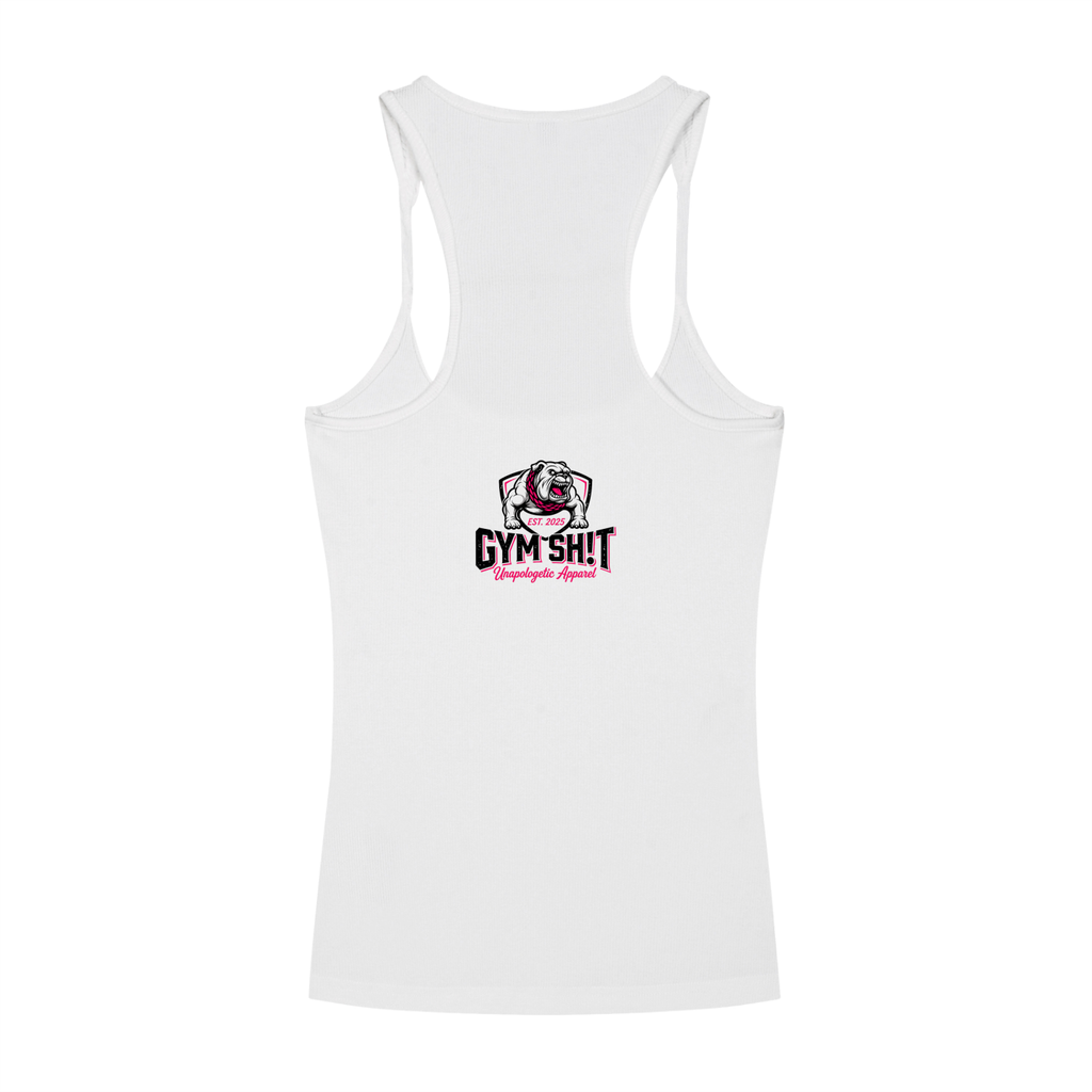 Slim Fit Ribbed Racerback Tank Top - Dedication