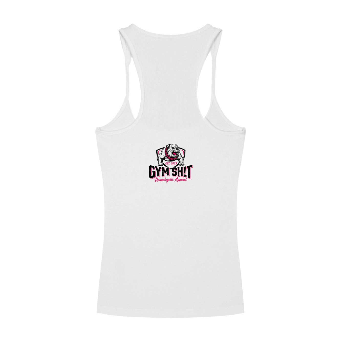 Slim Fit Ribbed Racerback Tank Top - Dedication