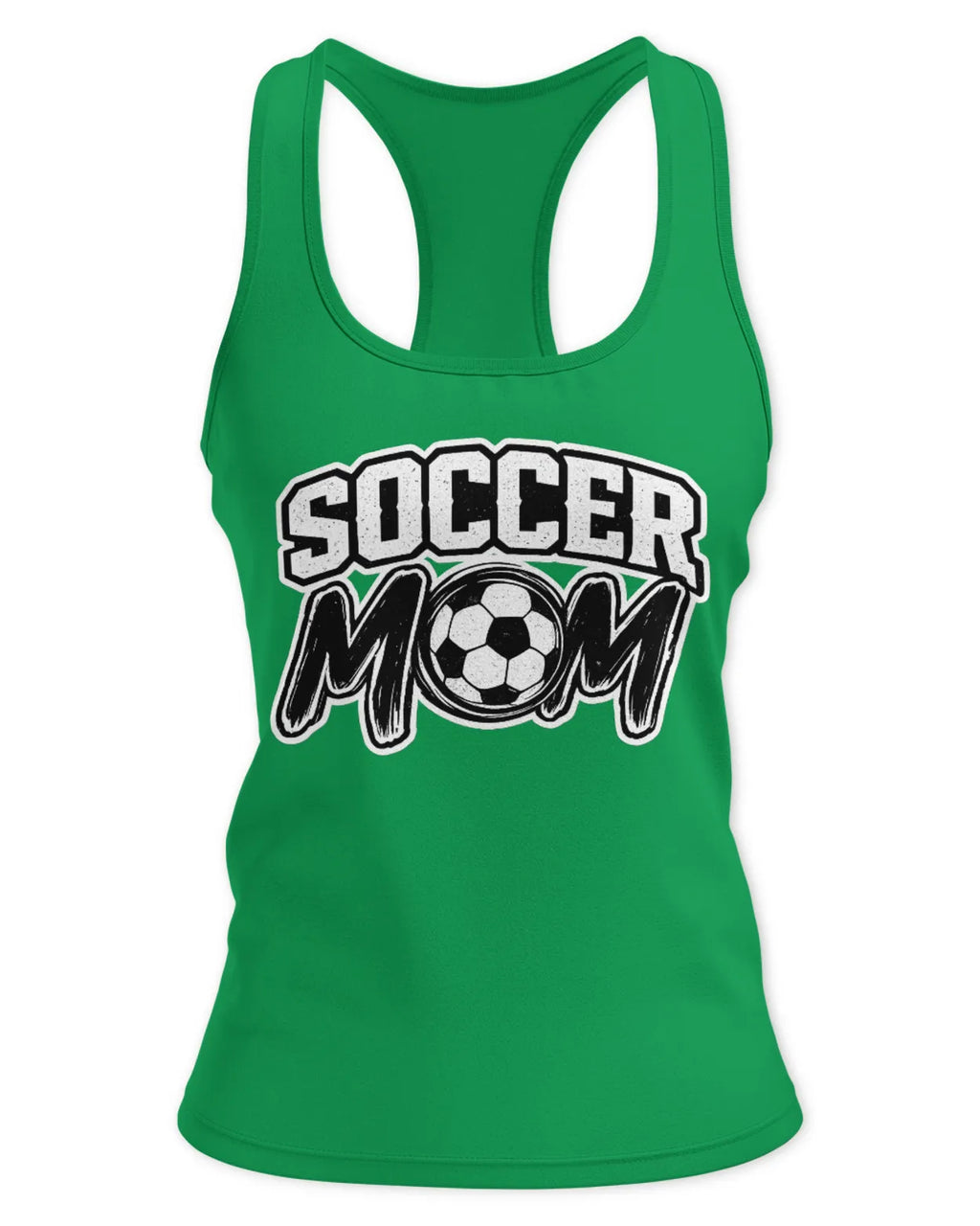 Womens Racerback Soccer Mom Tank