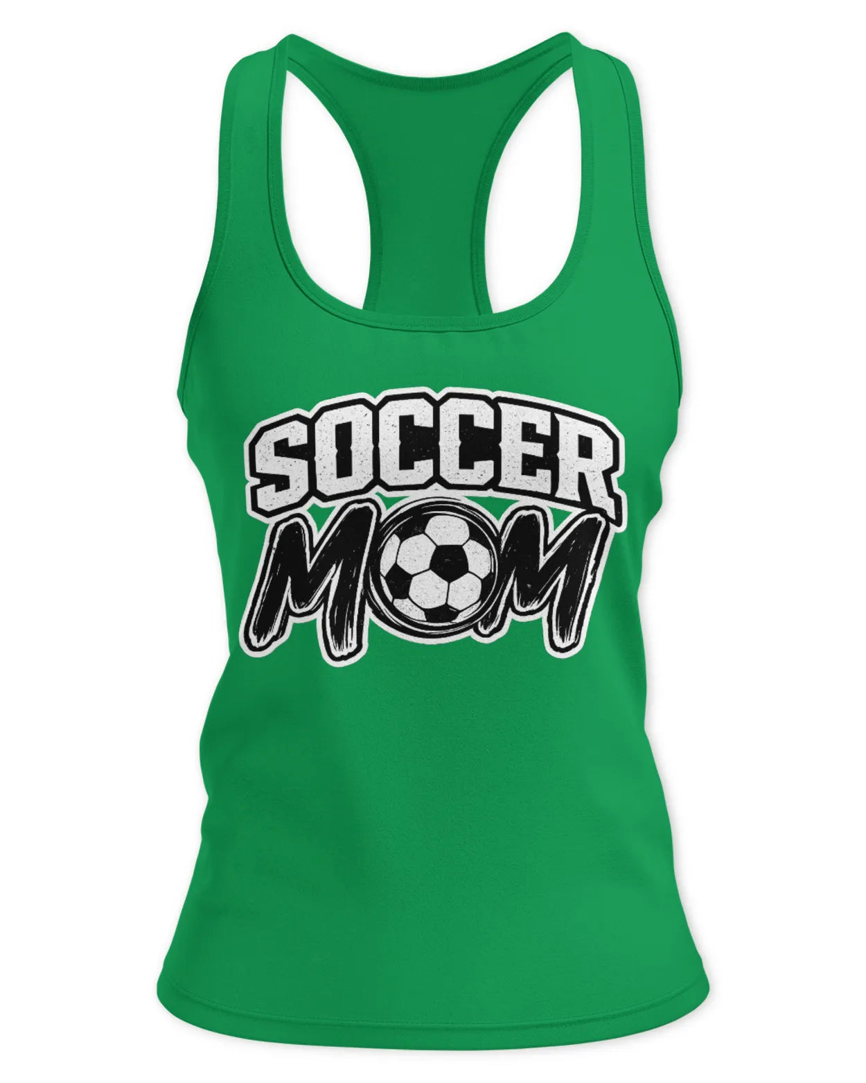 Womens Racerback Soccer Mom Tank