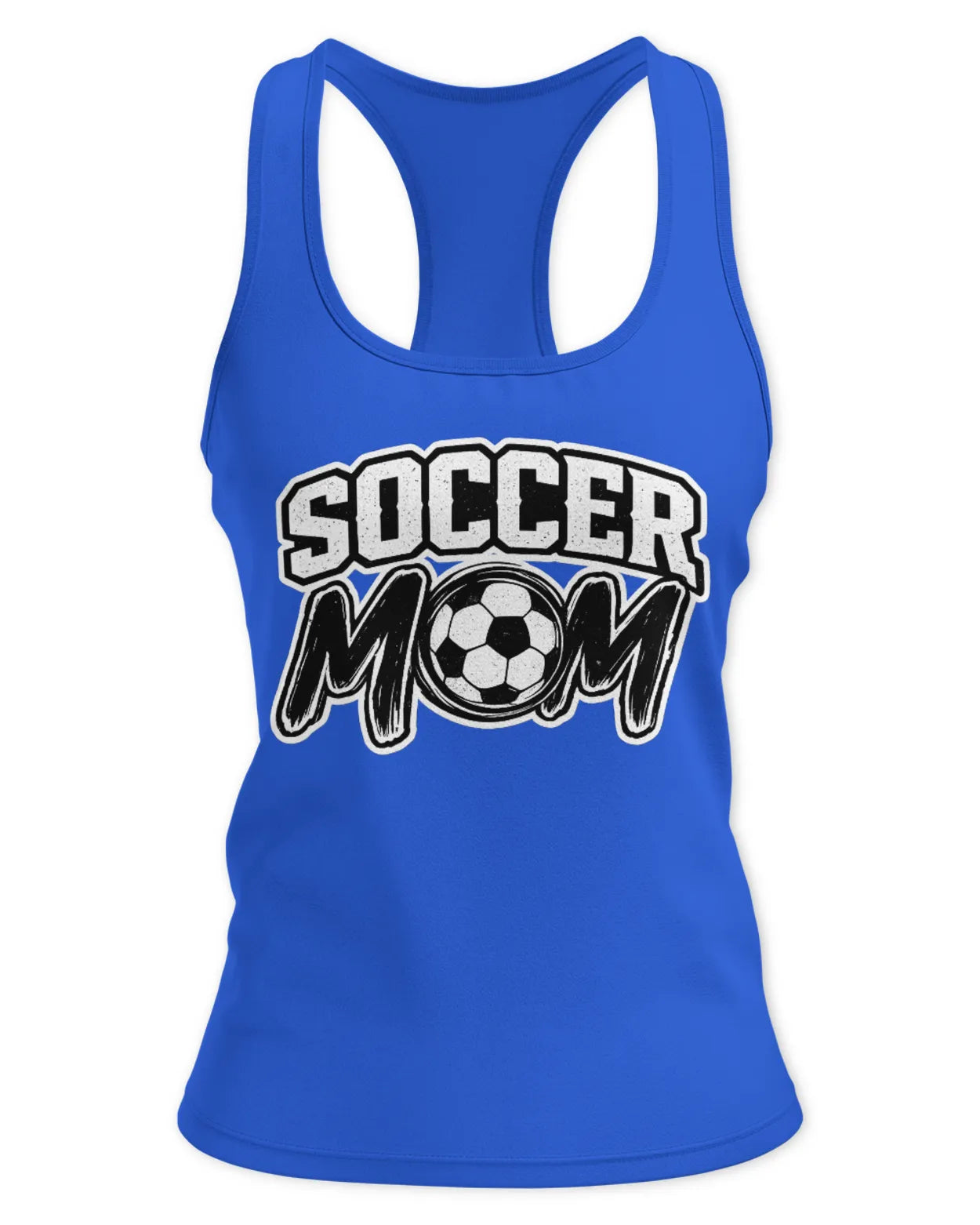 Womens Racerback Soccer Mom Tank