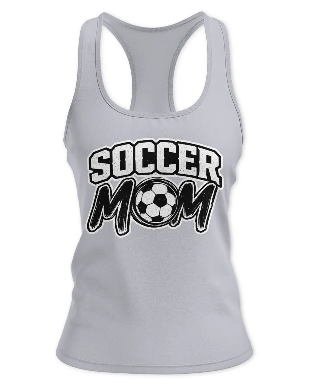 Womens Racerback Soccer Mom Tank