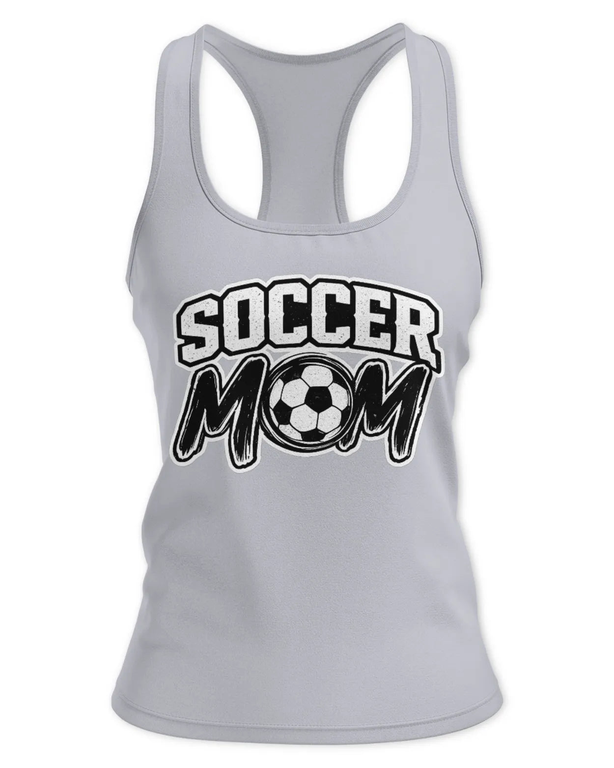 Womens Racerback Soccer Mom Tank