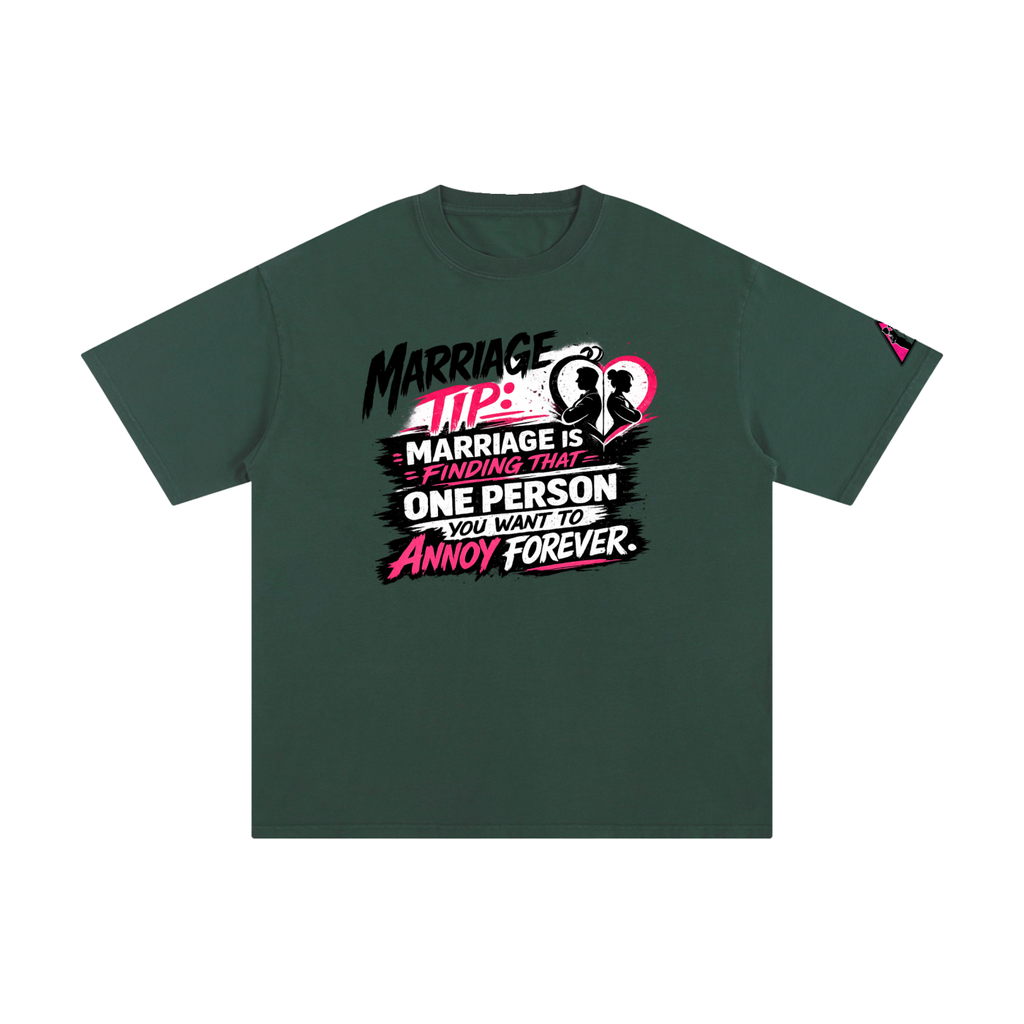 Unisex Pure Cotton T-Shirt - marriage tip - forever