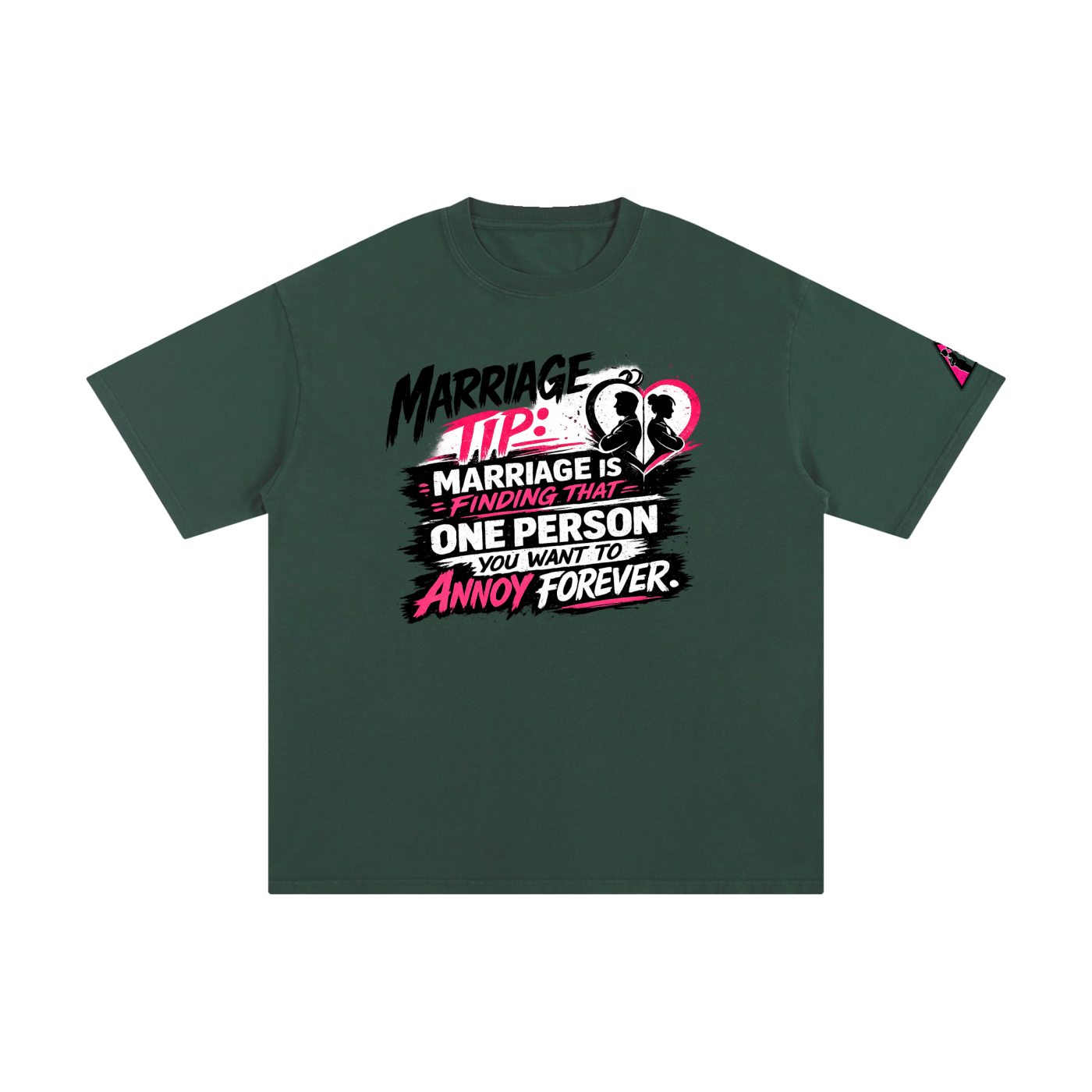 Unisex Pure Cotton T-Shirt - marriage tip - forever