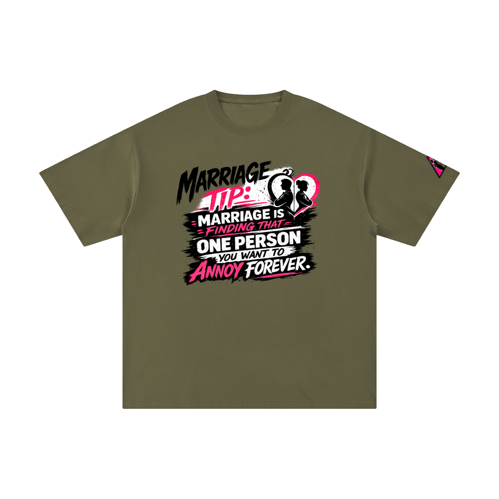 Unisex Pure Cotton T-Shirt - marriage tip - forever