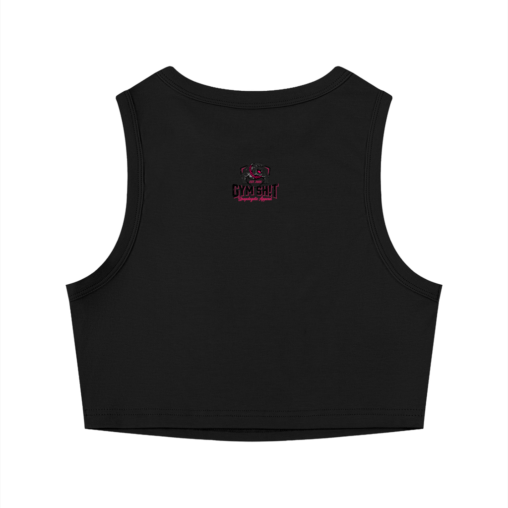 Women's Tight Crewneck Crop Tank Top - Dedication