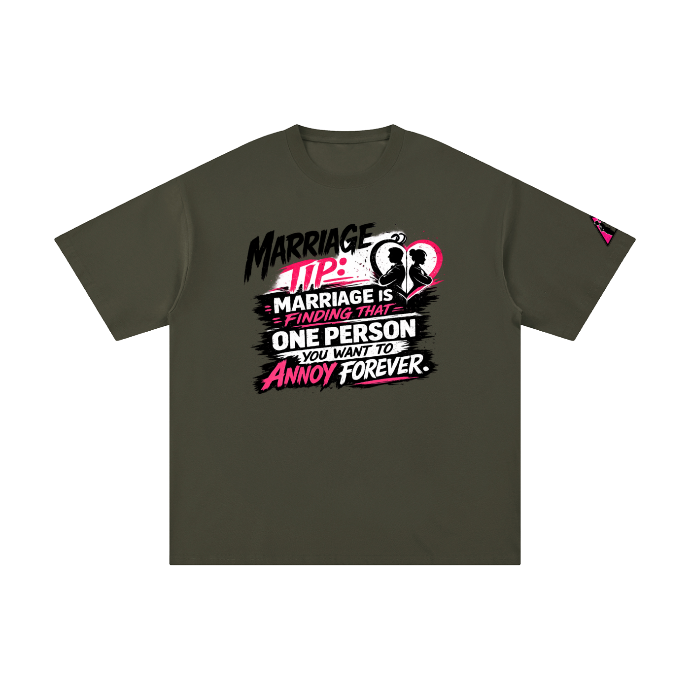 Unisex Pure Cotton T-Shirt - marriage tip - forever