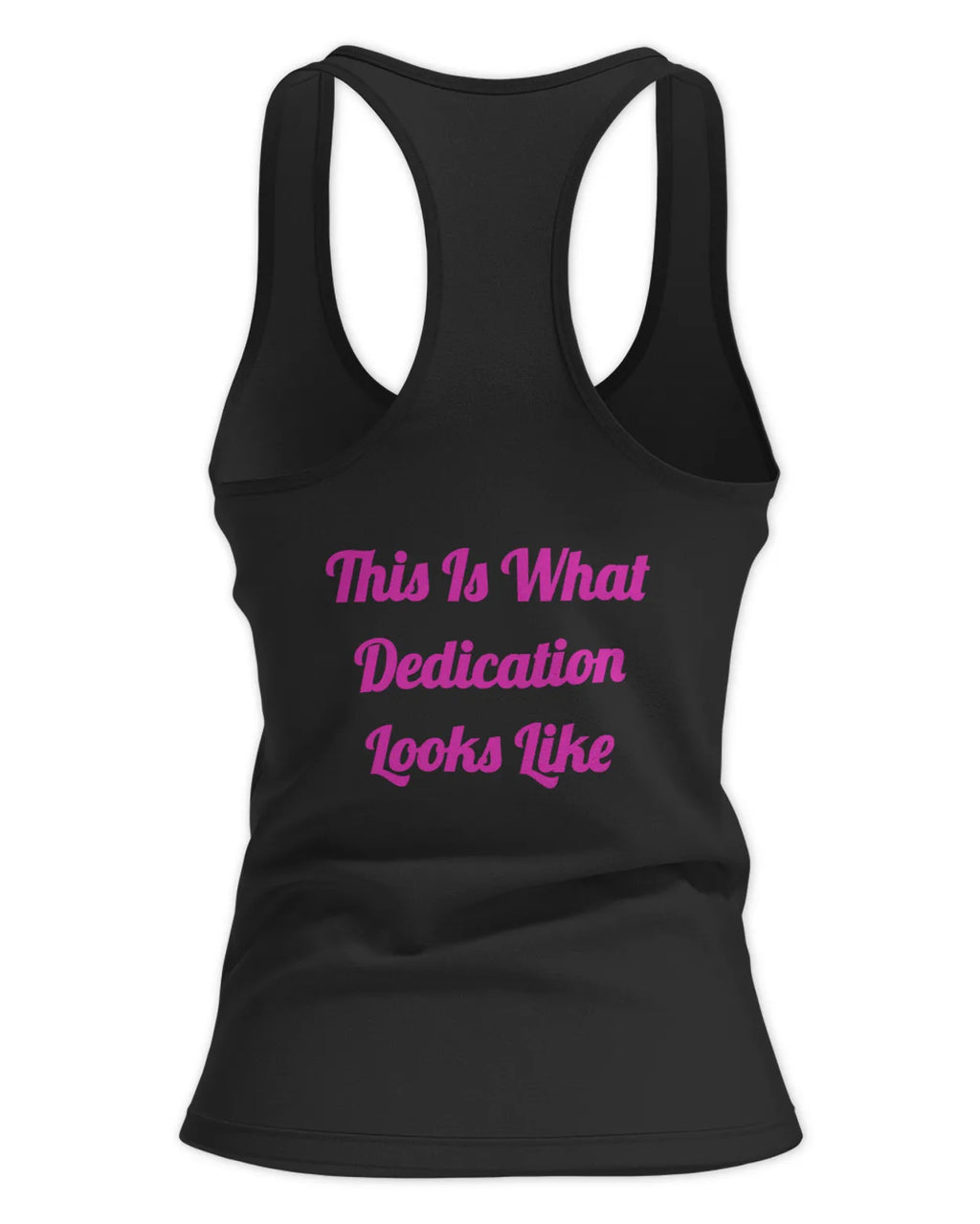 Ladies tank - dedication