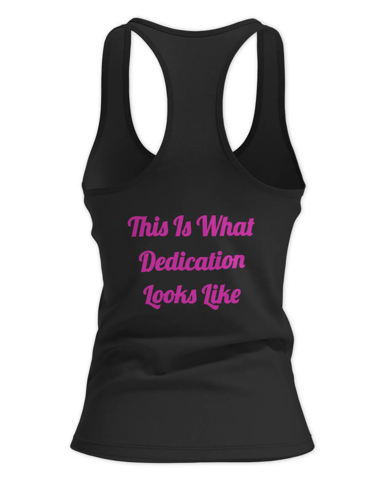 Ladies tank - dedication