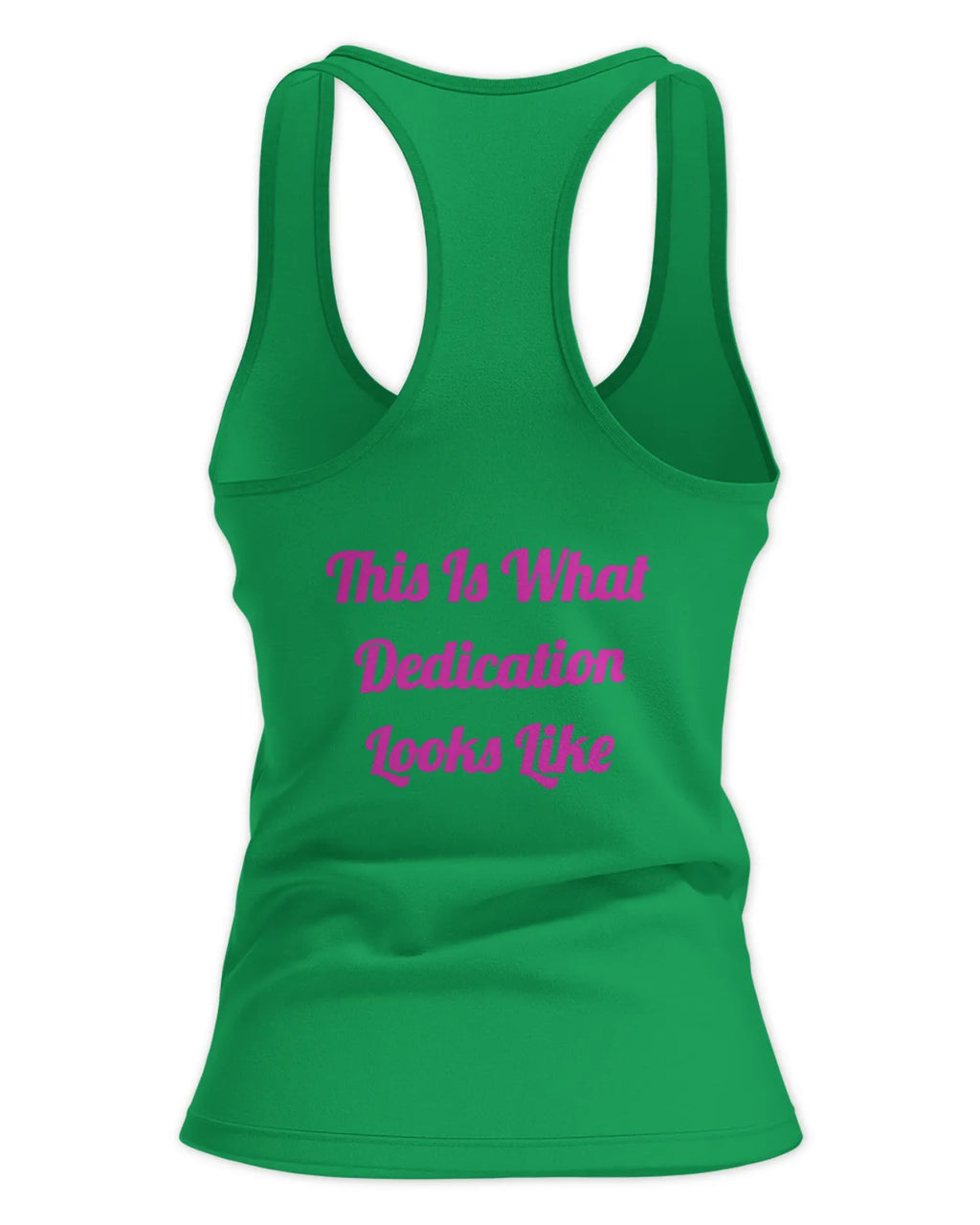 Ladies tank - dedication