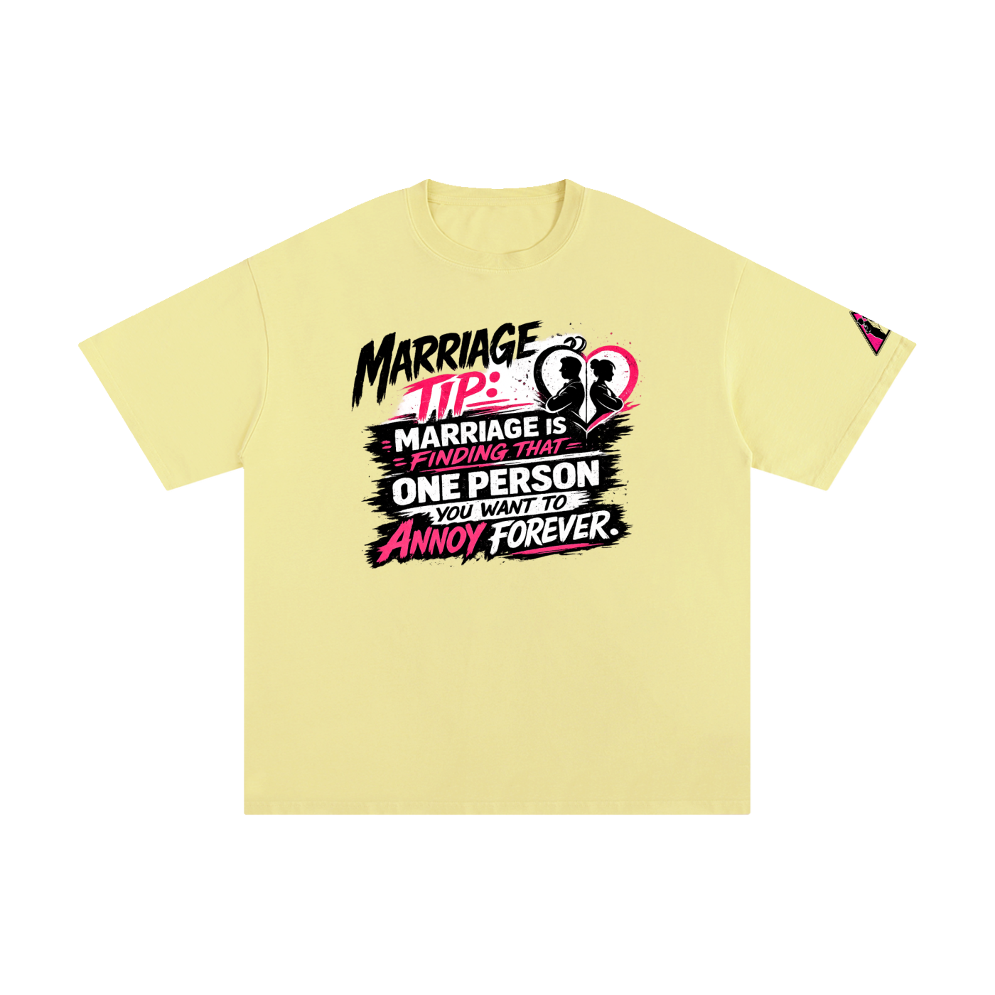 Unisex Pure Cotton T-Shirt - marriage tip - forever
