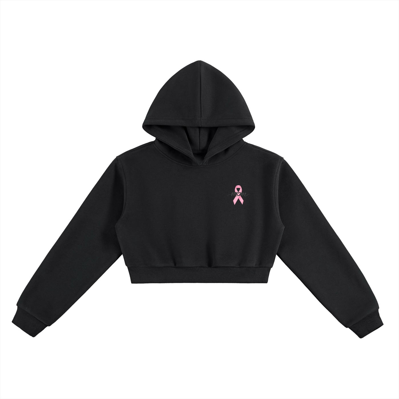 Essential Cropped Hoodie- mom