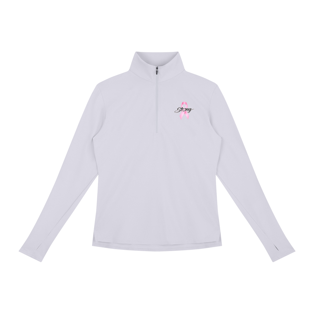 Women's Quarter-Zip Yoga Pullover Strong