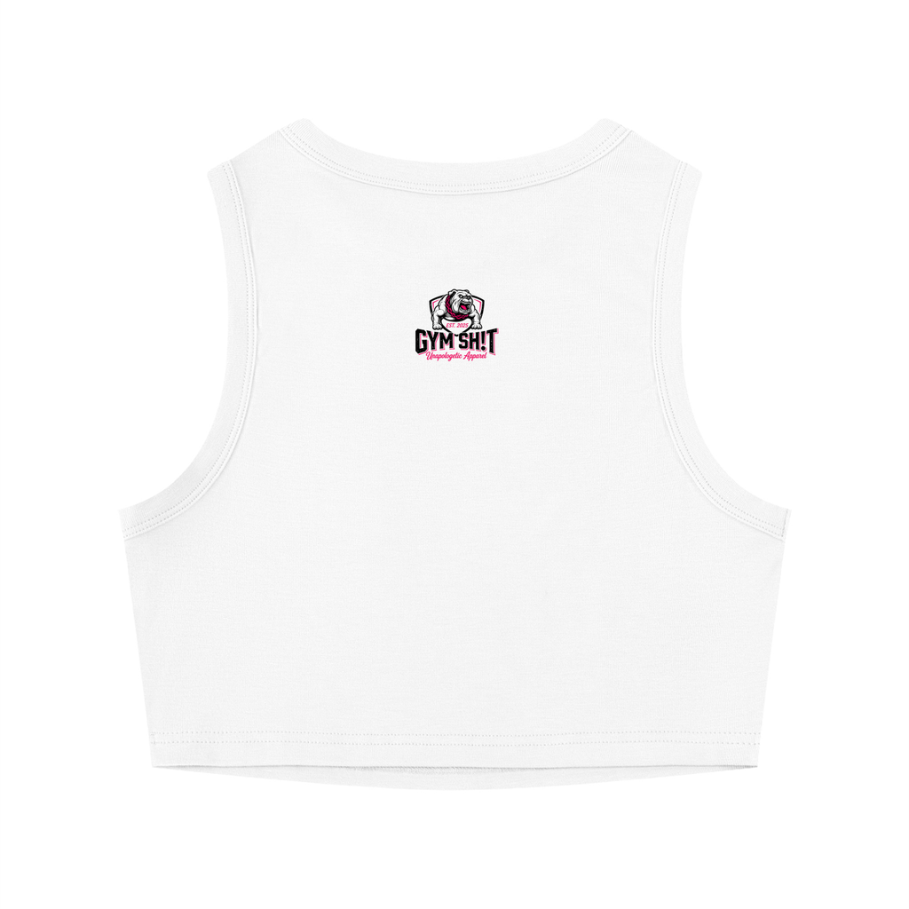 Women's Tight Crewneck Crop Tank Top - Dedication